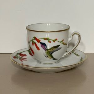 Set of 6 Hummingbirds of the World tea cup/saucer